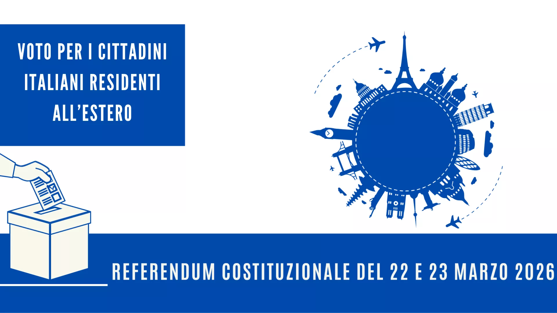 Referendum 2026 - Elettori temporaneamente all'estero